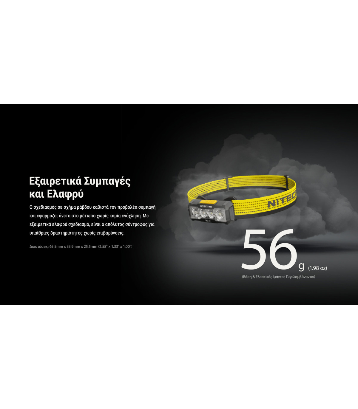 ΦΑΚΟΣ LED NITECORE HEADLAMP NU27