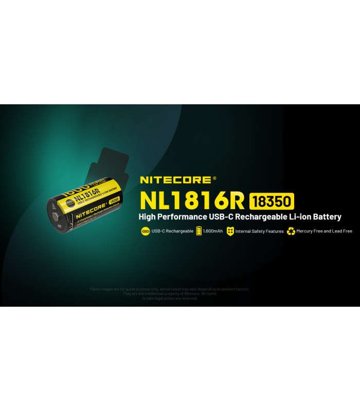ΜΠΑΤΑΡΙΑ NITECORE NL1816R, 1600ma