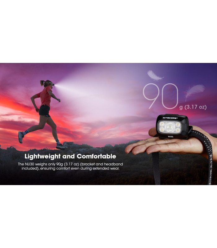 ΦΑΚΟΣ LED NITECORE HEADLAMP NU30 New, Black