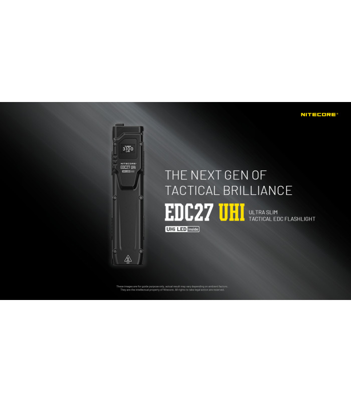 ΦΑΚΟΣ LED NITECORE EDC27UHI, 3100Lumens