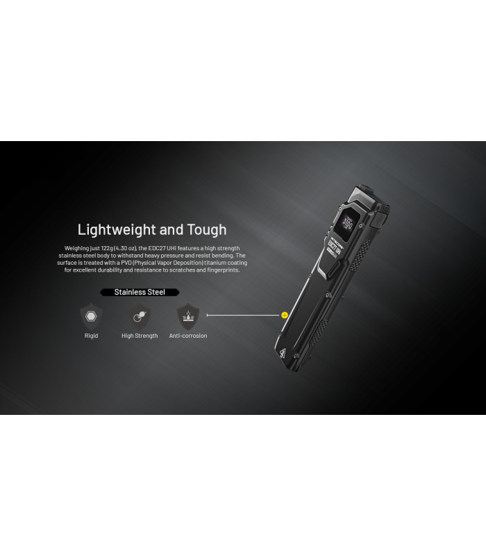 ΦΑΚΟΣ LED NITECORE EDC27UHI, 3100Lumens