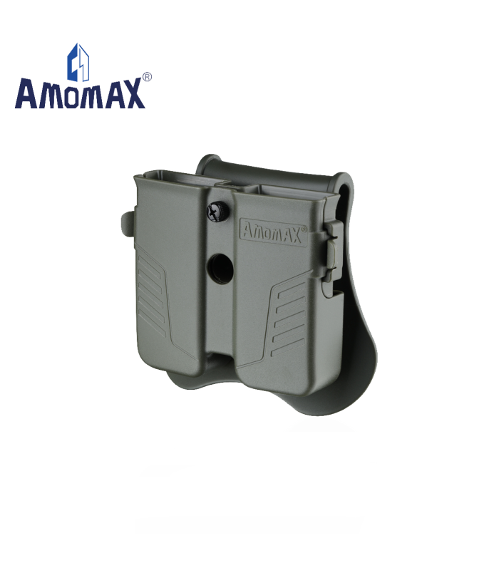 ΘΗΚΗ ΓΕΜΙΣΤΗΡΩΝ AMOMAX, Universal 9mm, .40, .45 Caliber, Single or Double Stack Magazines, OD