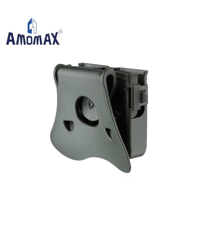 ΘΗΚΗ ΓΕΜΙΣΤΗΡΩΝ AMOMAX, Universal 9mm, .40, .45 Caliber, Single or Double Stack Magazines, OD