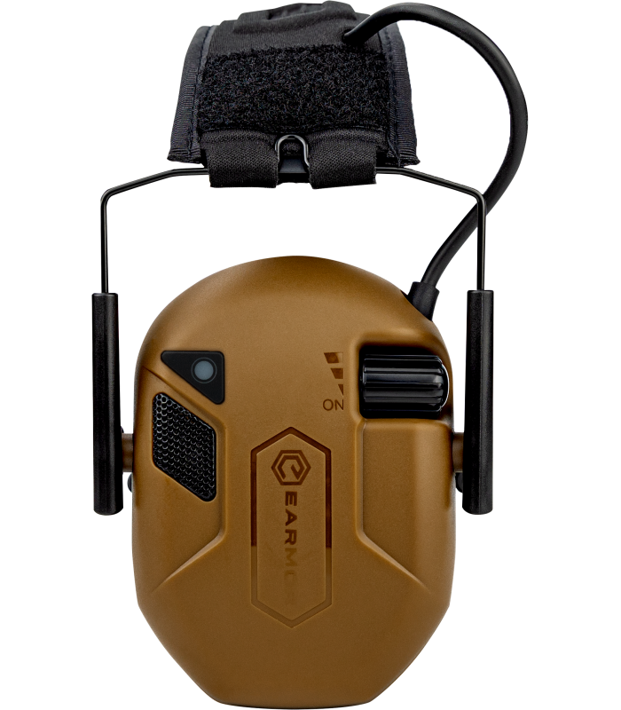 Ωτοασπίδες Ηλεκτρονικές EARMOR M300T-CB, Καφέ