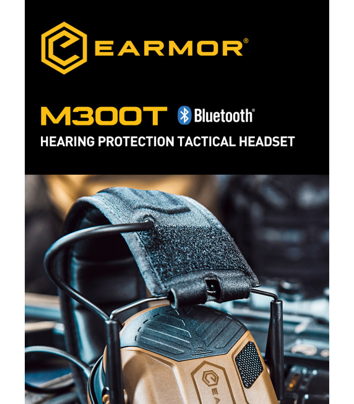 Ωτοασπίδες Ηλεκτρονικές EARMOR M300T-BK, Μαύρη