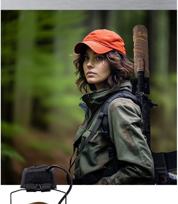 Ωτοασπίδες Ηλεκτρονικές EARMOR M300T-BK, Μαύρη