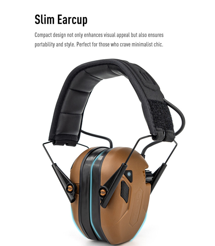 Ωτοασπίδες Ηλεκτρονικές EARMOR M300T-BK, Μαύρη