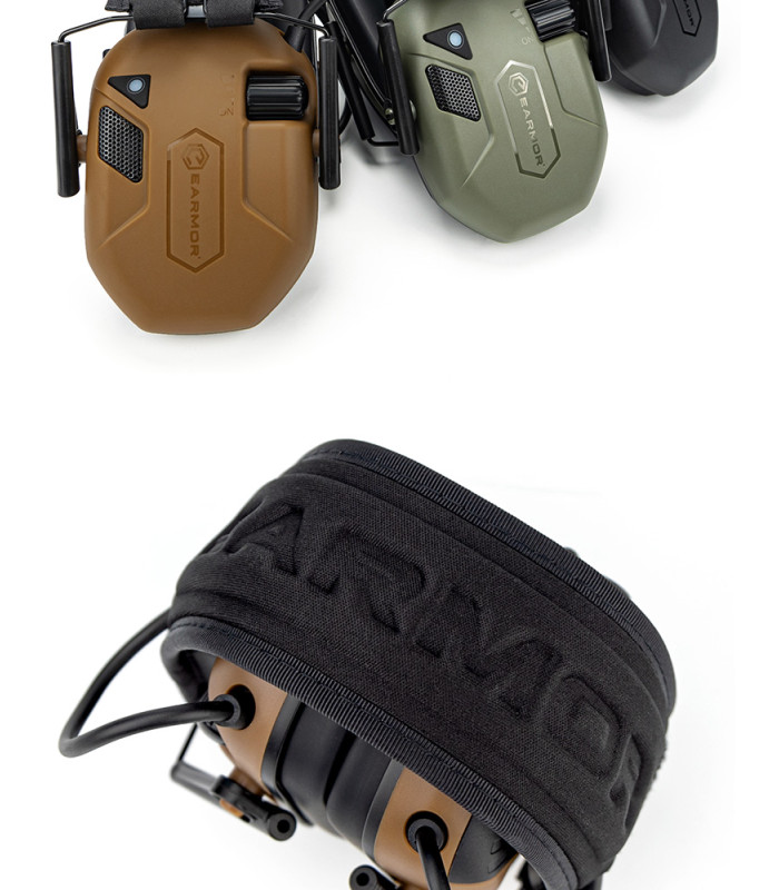 Ωτοασπίδες Ηλεκτρονικές EARMOR M300T-BK, Μαύρη