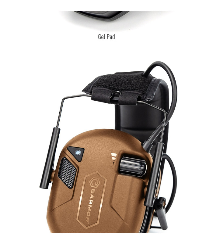 Ωτοασπίδες Ηλεκτρονικές EARMOR M300T-BK, Μαύρη