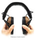 Ωτοασπίδες Ηλεκτρονικές EARMOR M300A-CB, Καφέ