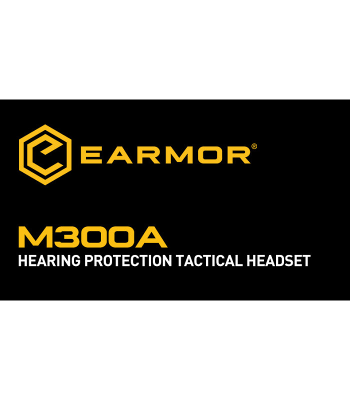 Ωτοασπίδες Ηλεκτρονικές EARMOR M300A-BK, Μαύρη