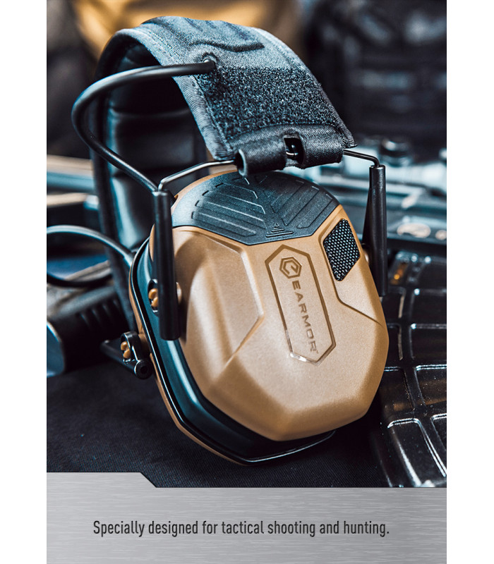 Ωτοασπίδες Ηλεκτρονικές EARMOR M300A-BK, Μαύρη