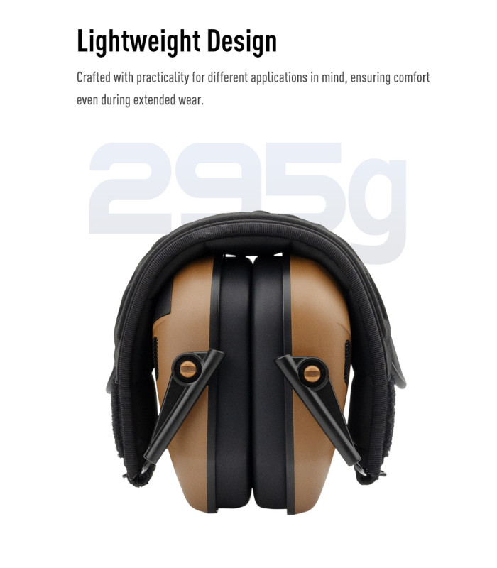 Ωτοασπίδες Ηλεκτρονικές EARMOR M300A-BK, Μαύρη