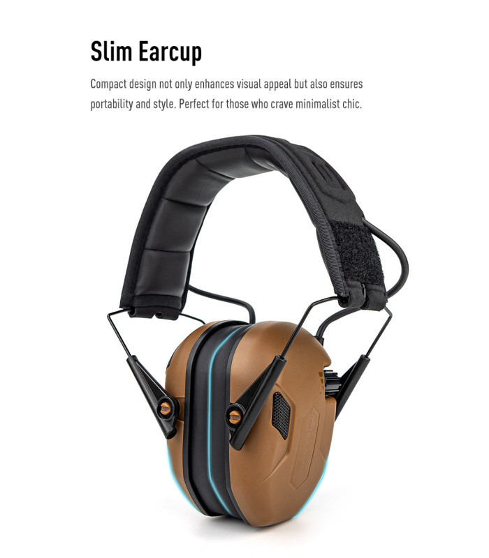 Ωτοασπίδες Ηλεκτρονικές EARMOR M300A-BK, Μαύρη