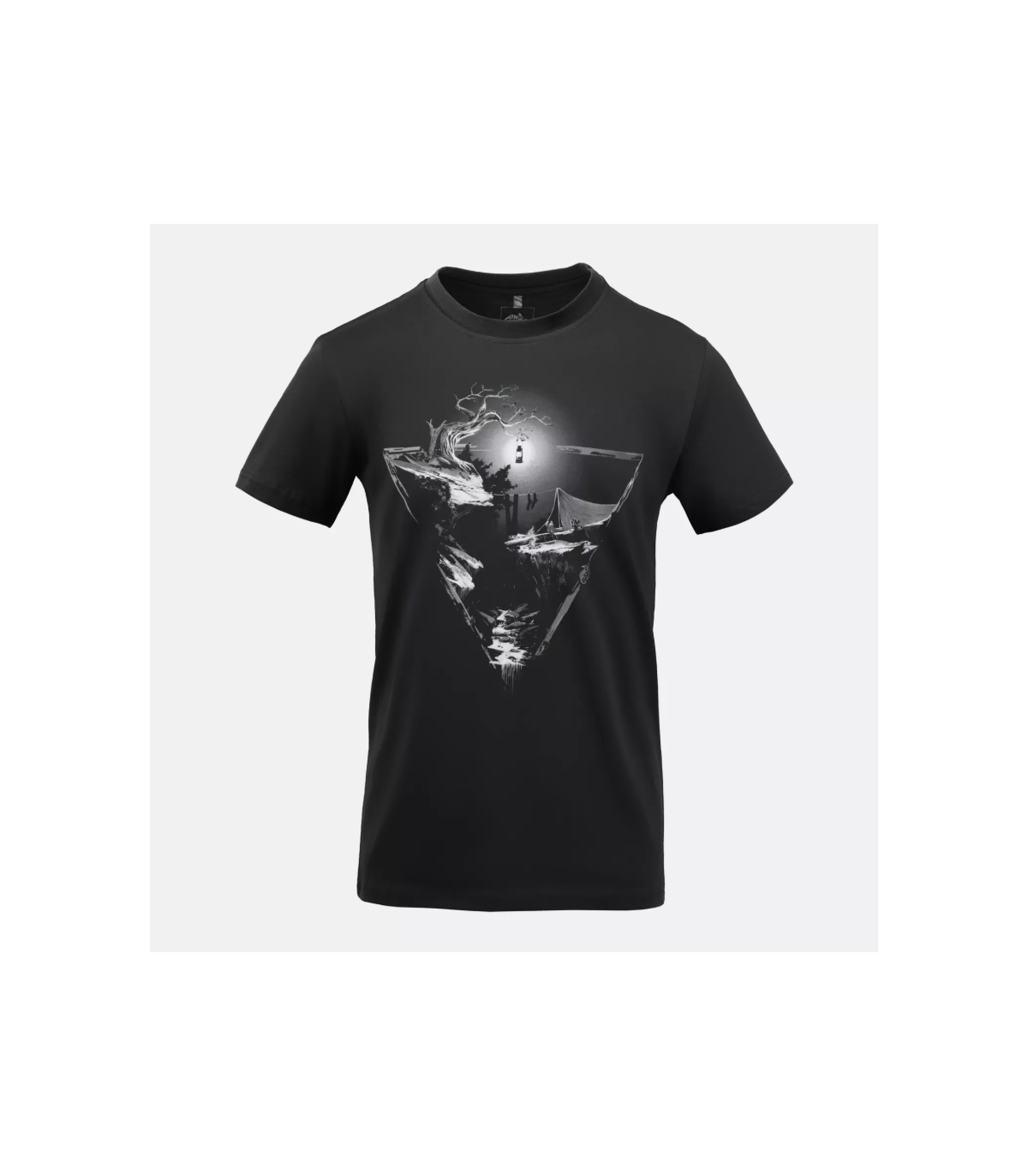 Μπλουζάκι Helikon-Tex T-Shirt Night Valley Κοντομάνικο Μαύρο | Sabotage Oddal
