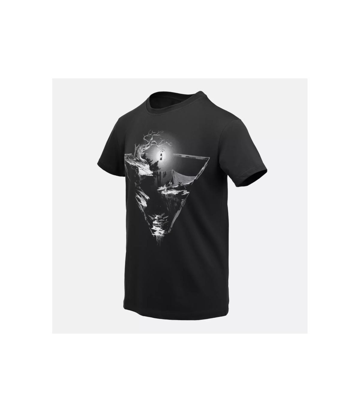 Μπλουζάκι Helikon-Tex T-Shirt Night Valley Κοντομάνικο Μαύρο | Sabotage Oddal