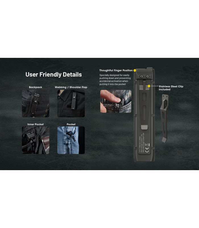 ΦΑΚΟΣ LED NITECORE EDC25, 3000Lumens