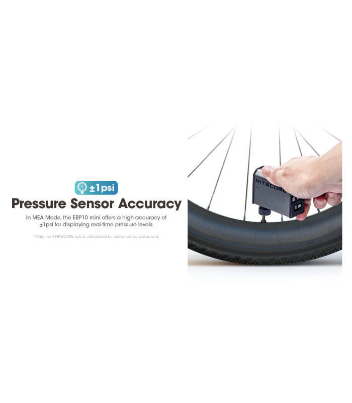 Ηλεκτρική Επαναφορτιζόμενη τρόμπα ΠΟΔΗΛΑΤΩΝ NITECORE EBP10mini