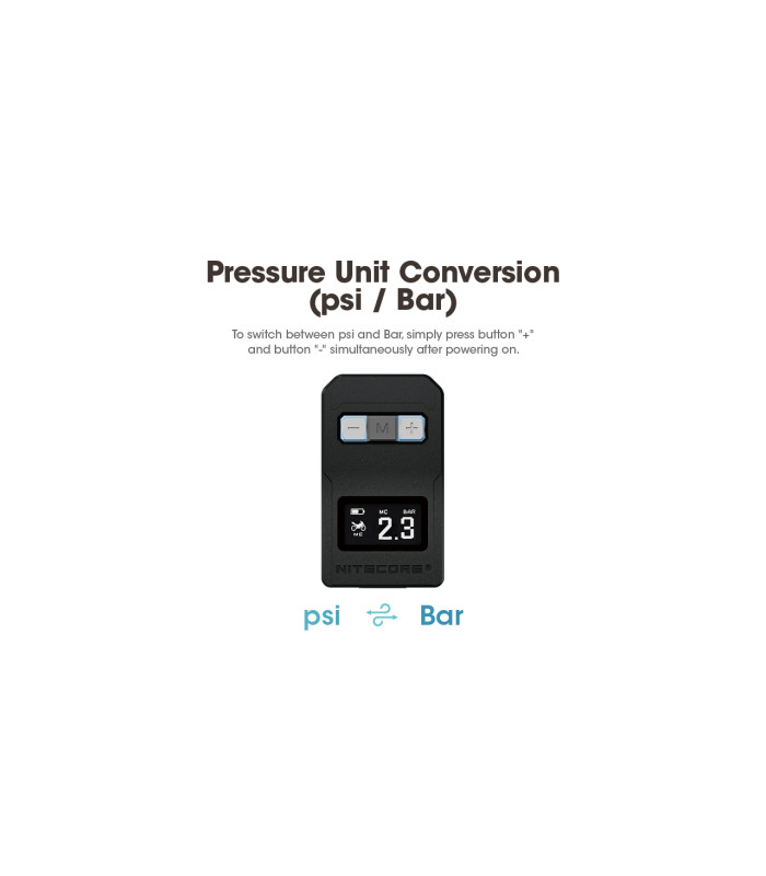 Ηλεκτρική Επαναφορτιζόμενη τρόμπα ΠΟΔΗΛΑΤΩΝ NITECORE EBP10