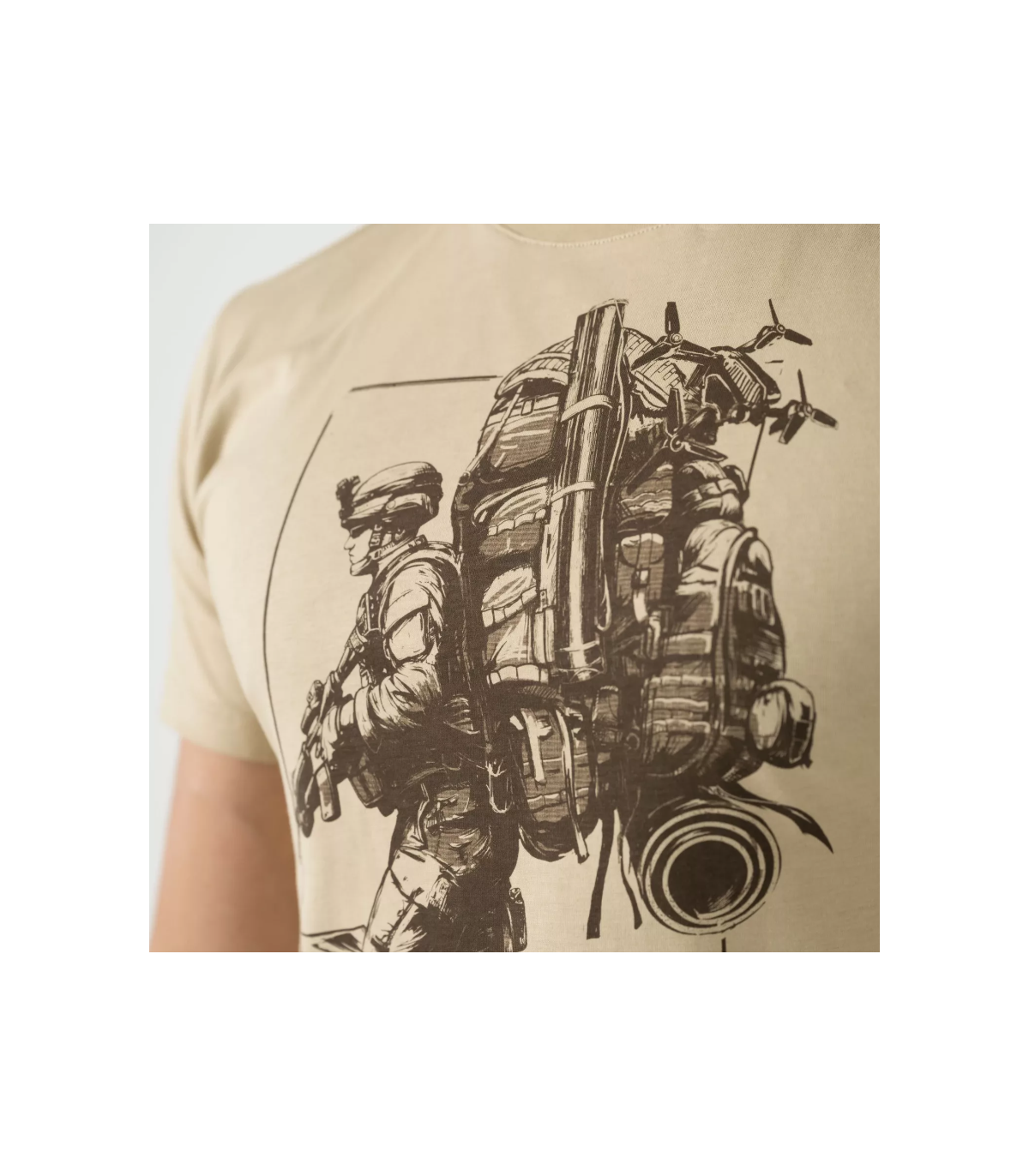 Μπλουζάκι Helikon-Tex T-Shirt Light Infantry Κοντομάνικο Βαμβακερό | Sabotage Oddal