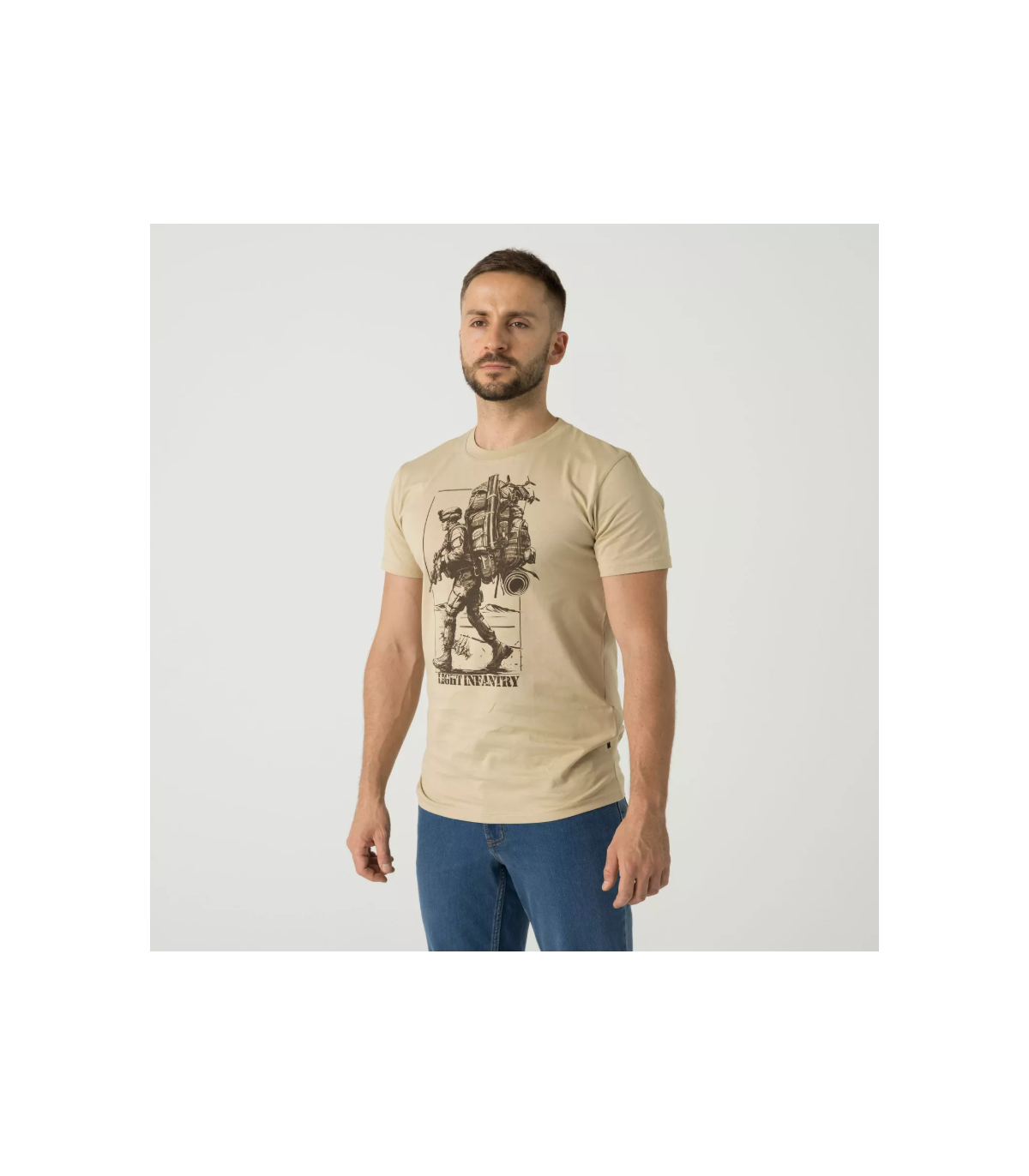 Helikon-Tex T-Shirt Light Infantry Short Sleeve Cotton | Sabotage Oddal