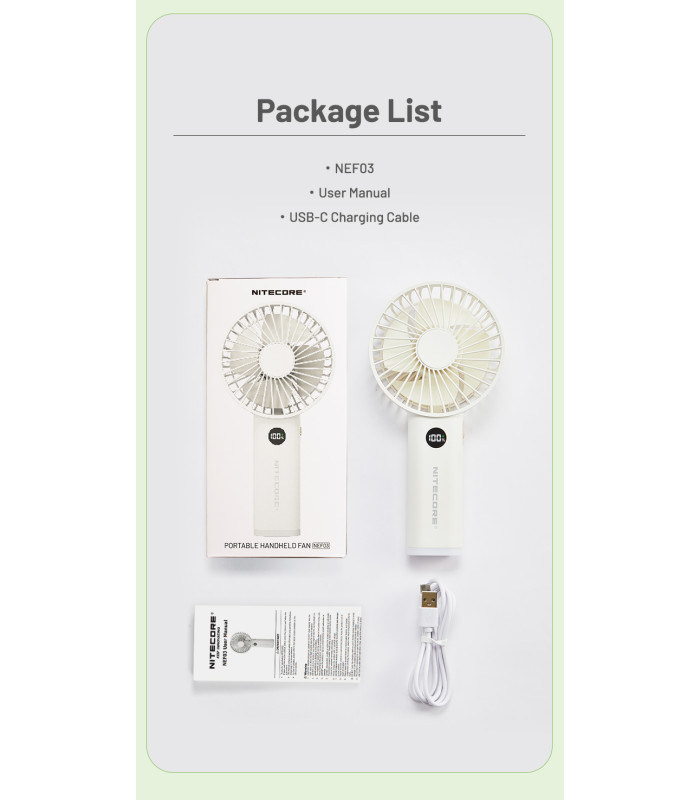 ΑΝΕΜΙΣΤΗΡΑΣ ΑΤΟΜΙΚΟΣ NITECORE NEF03