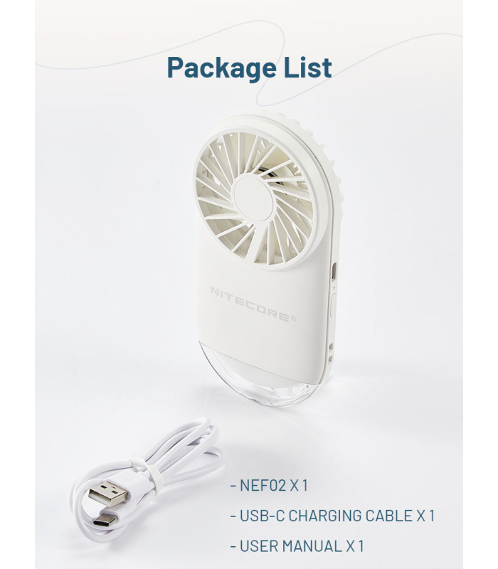 ΑΝΕΜΙΣΤΗΡΑΣ ΑΤΟΜΙΚΟΣ NITECORE NEF02