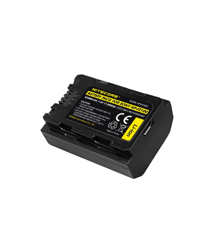ΜΠΑΤΑΡΙΑ NITECORE for SONY NP-FZ100C, 7.2V , 2400mAh, 17.28Wh