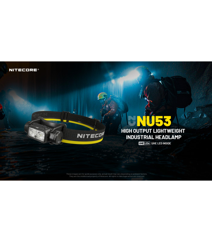 ΦΑΚΟΣ LED NITECORE HEADLAMP NU53, 1800Lm , 6000ma