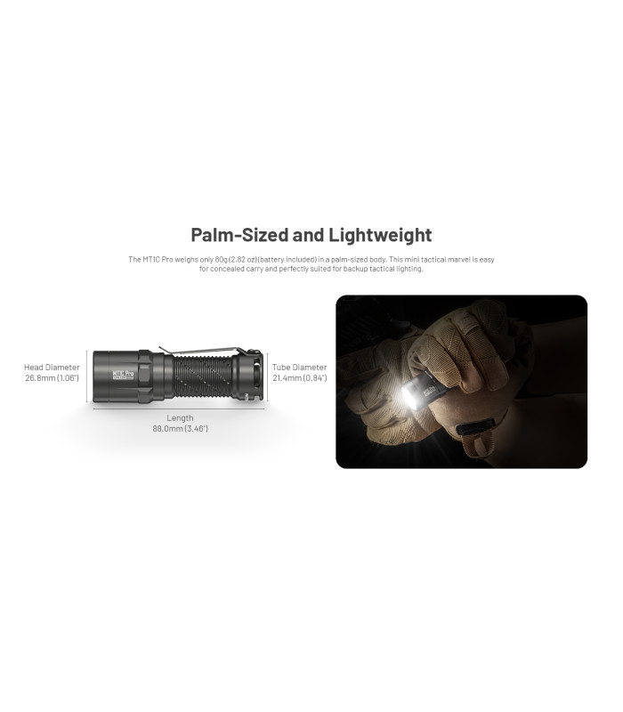 ΦΑΚΟΣ LED NITECORE MULTI TASK MT1C PRO