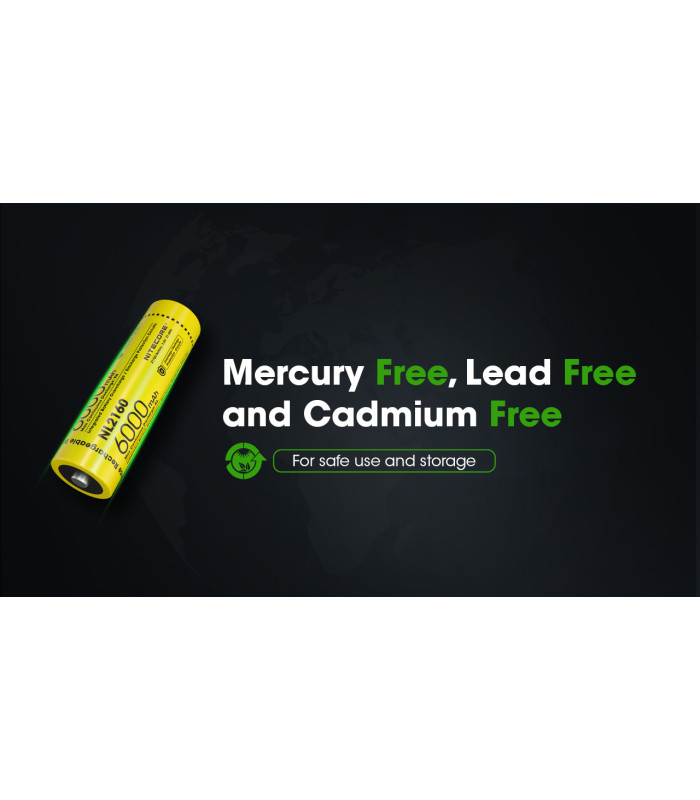 ΜΠΑΤΑΡΙΑ NITECORE 21700/ 6000mAh (τιμή τεμαχίου)