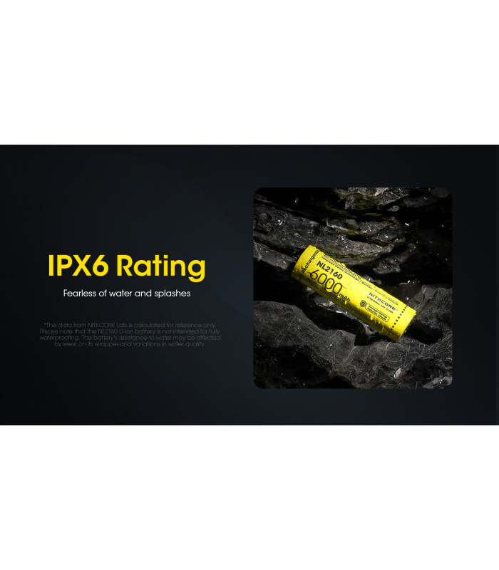 ΜΠΑΤΑΡΙΑ NITECORE 21700/ 6000mAh (τιμή τεμαχίου)