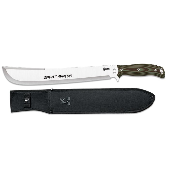 ΜΑΧΑΙΡΙ K25 Great Hunter G10 machete.Green-black, 37,00cm, 32685