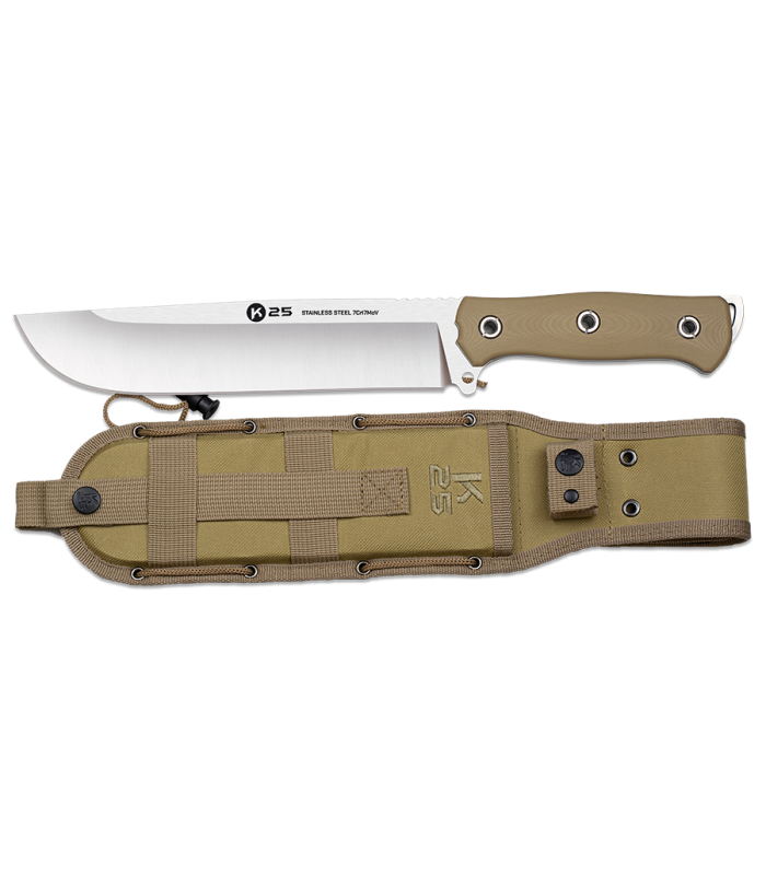Μαχαίρι K25 G10/CNC machete. Coyote. Blade 22,00cm, 32670