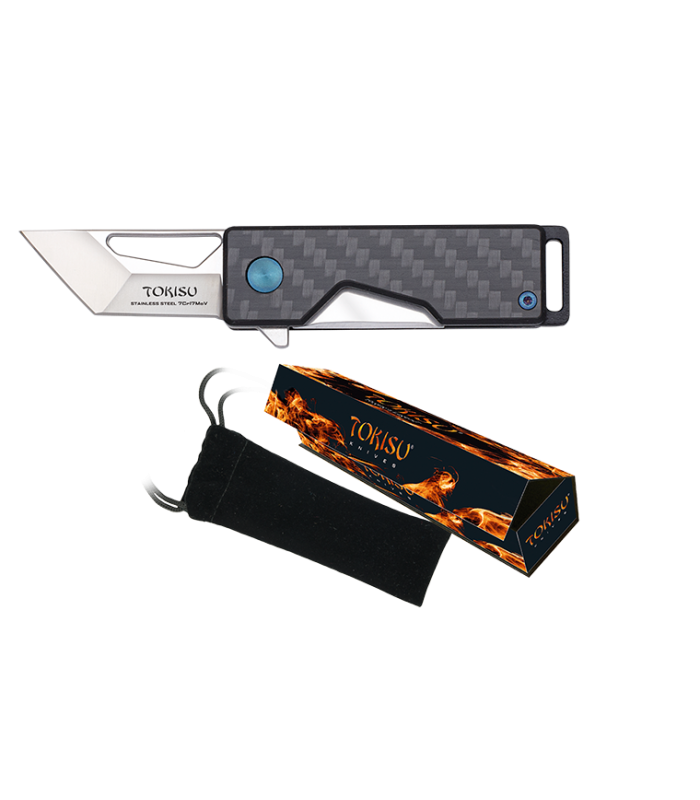 ΣΟΥΓΙΑΣ TOKISU penknife. Carbon fiber-G10, 4,00cm, 18874