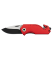 ΣΟΥΓΙΑΣ Albainox black penknife. Drilled screw, 5.70cm, Red, 18853