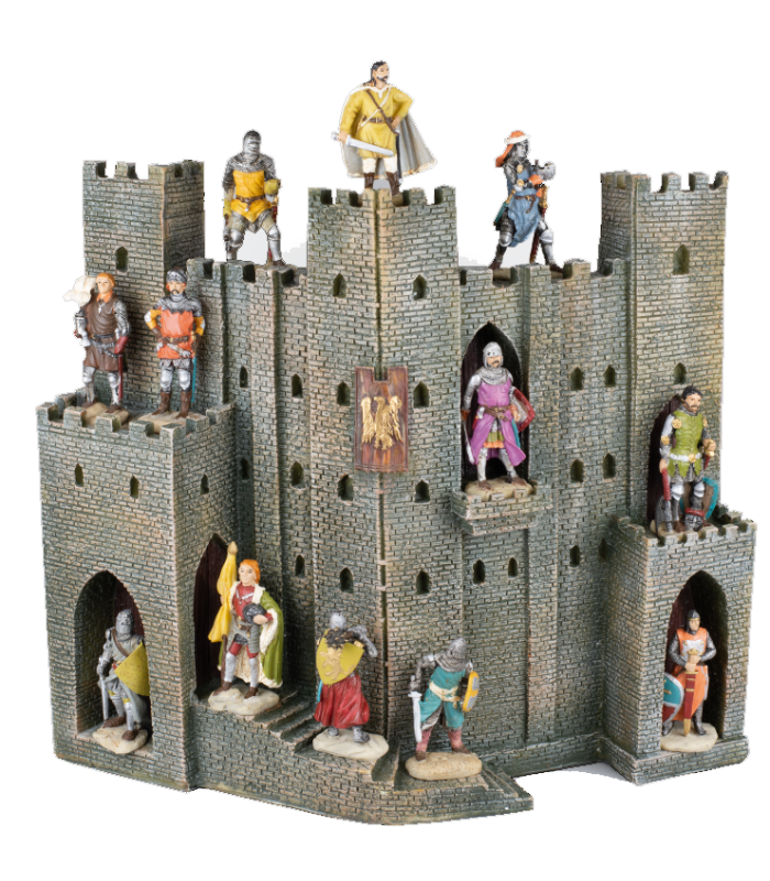 ΚΑΣΤΡΟ TOLE10 Display Castle +12 resin soldiers 37x13.7x30 cm, 39711