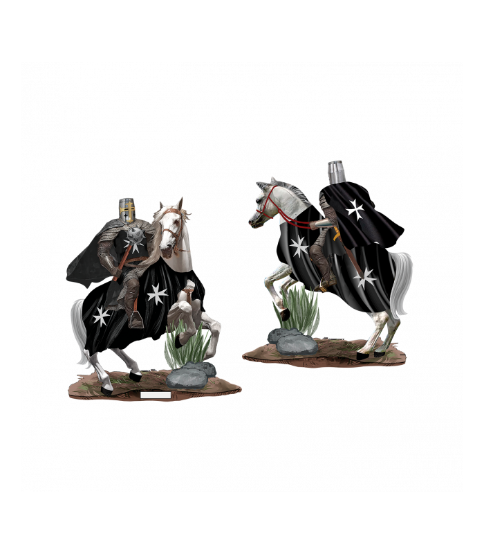 ΦΙΓΟΥΡΑ TOLE10 White horse. Black Templar. Morning star 12cm, 39579
