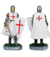 ΦΙΓΟΥΡΑ ΔΙΑΚΟΣΜΗΤΙΚΟ TOLE10 White Shield-sword resin Templar Knight 30cm, 39540