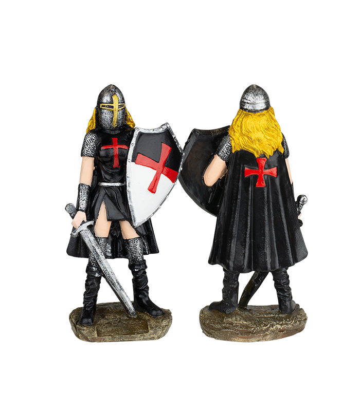 ΦΙΓΟΥΡΑ ΔΙΑΚΟΣΜΗΤΙΚΟ TOLE10 Black Templar woman. Resin 8 cm, 39537