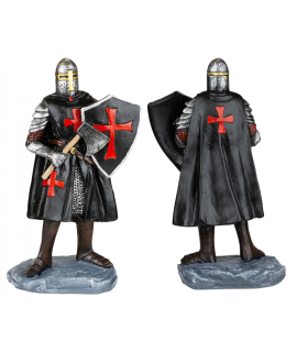 ΦΙΓΟΥΡΑ ΔΙΑΚΟΣΜΗΤΙΚΟ TOLE10 Shield-Axe resin black Templar. 8 cm, 39525