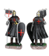 ΦΙΓΟΥΡΑ ΔΙΑΚΟΣΜΗΤΙΚΟ TOLE10 Shield-flag resin black Templar Knight 18cm, 39524