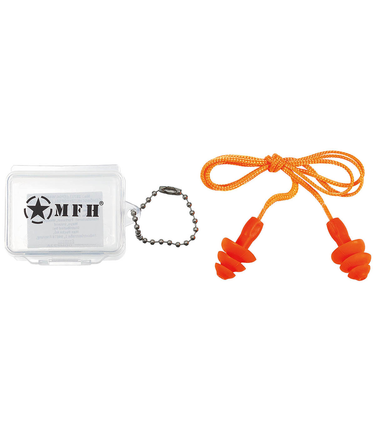 MFH Earplugs With Case And Cord | Sabotage Oddal