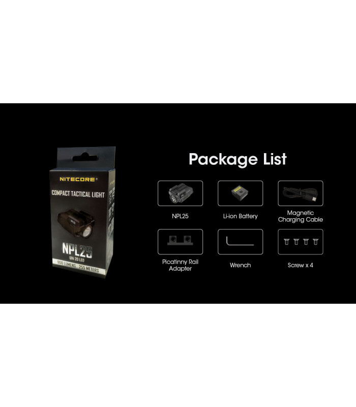 ΦΑΚΟΣ LED NITECORE NPL25, 900lumens