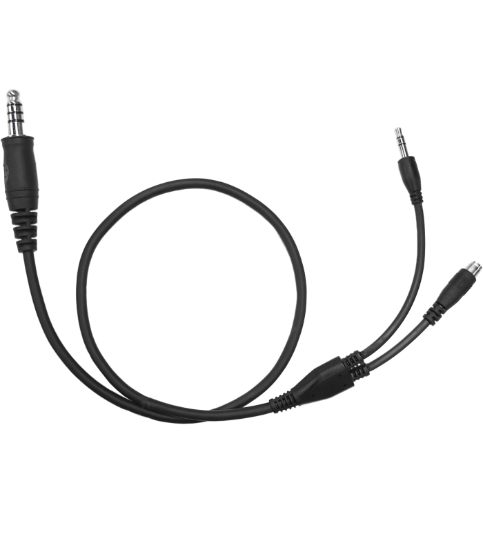 Καλώδιο EARMOR σχήματος Υ Αρσ.3,5 mm+Θηλ.2,5 mm Αρσ.U-174