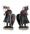 ΦΙΓΟΥΡΑ ΔΙΑΚΟΣΜΗΤΙΚΟ TOLE10 Shield-Flag resin black Templar. 8 cm, 39522