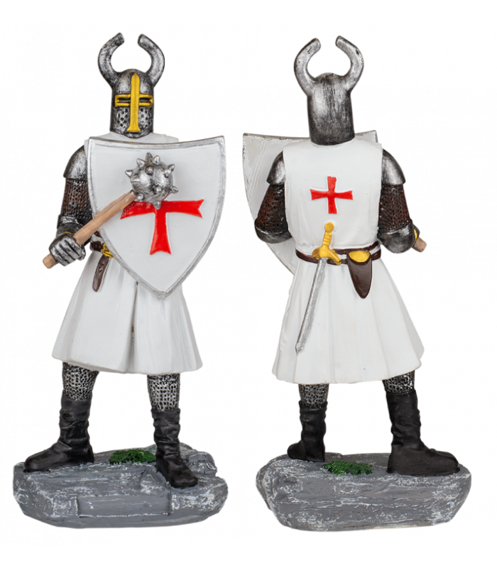 ΦΙΓΟΥΡΑ ΔΙΑΚΟΣΜΗΤΙΚΟ TOLE10 Morning star resin white Templar. 12cm, 39511