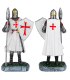 ΦΙΓΟΥΡΑ ΔΙΑΚΟΣΜΗΤΙΚΗ TOLE10, Resin white Templar with spear& shield.8cm