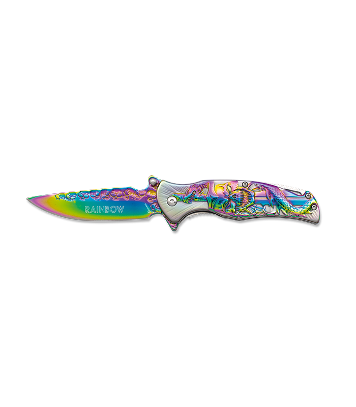 ΣΟΥΓΙΑΣ ALBAINOX, Rainbow bicoloured penknife, blade 9cm, 18927