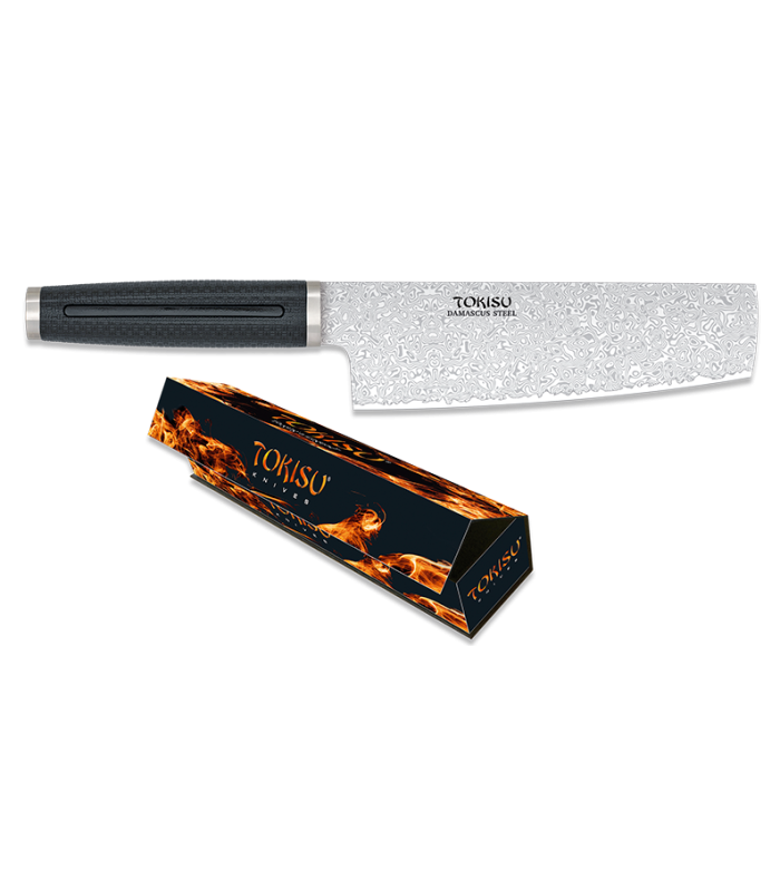 ΜΑΧΑΙΡΙ ΚΟΥΖΙΝΑΣ TOKISU, NAKIRI knife. Damascus blade 18 cm, 17474